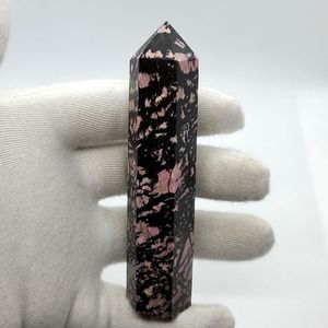 Rhodonite Point Gemstones Crystal 114g 4'Ht